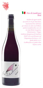 LAMBRUSCO GR. ROSSA DI CASTELVETRO DOP ROSE' FIOR DI LAMBRUSCO ML 750 cod MAN06