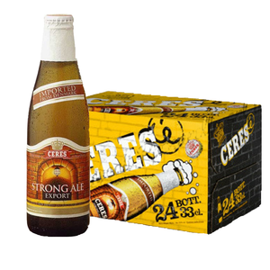 BIRRA CERES VETRO (CONFEZIONE 24 BOTTIGLIE) CL 33 cod DA004