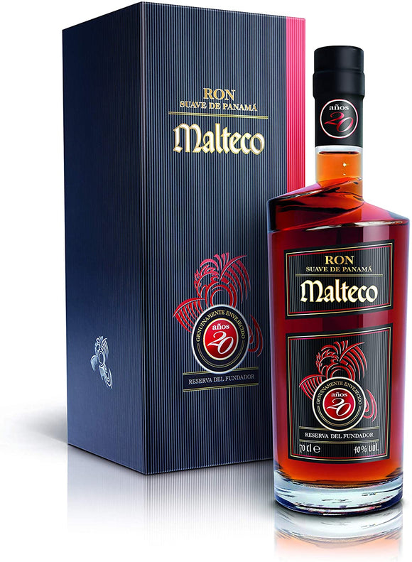 RUM MALTECO RISERVA FUNDADOR 20 ANNI  ML 700 cod LV516