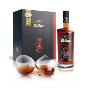 RUM MALTECO RISERVA FUNDADOR 20 ANNI + BICCHIERI ML 700 cod LV587