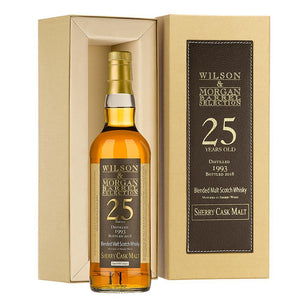 WHISKY WILSON & MORGAN 25 ANNI CASK MALT SHERRY WOOD ML 700 cod LW144