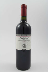 BOLGHERI DOC 1698 (60% CAB.SAUVIGNO+ 40% MERLOT) 2013 TRINGALI CASANUOVA ML 750 cod TRI02