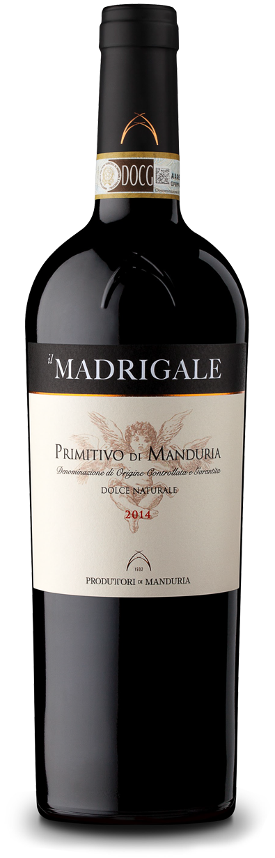 PRIMITIVO DI MANDURIA MADRIGALE DOLCE NATURALE DOCG PRODUTTORI PRIMITIVO ML 750 cod RM017